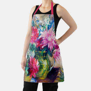 Tablier Floral painting