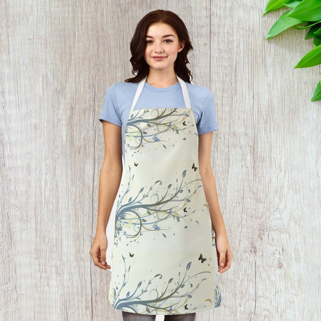 Tablier Floral papillon (Créateur téléchargé)
