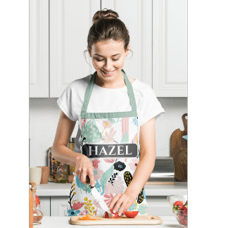Tablier Floral Personnalisé
