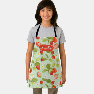 Tablier Floral Personnalisé Enfants, Cuire BBQ