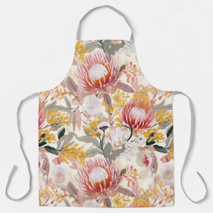 Tablier Floral rose Protea