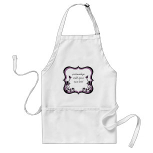 Tablier Floral Sassy, Violet