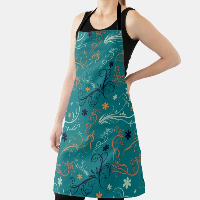 Tablier Floral Style Cuisine (Insitu)