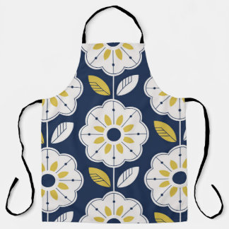 Tablier Floral style scandinave Motif sans couture