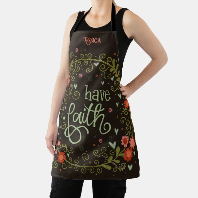 Tablier floral Whimsical Custom Faith Inspirivity (Insitu)