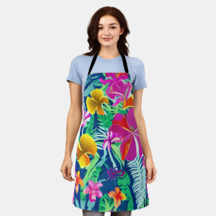 Tablier Flore Tropicale Exotique Et Téméraire