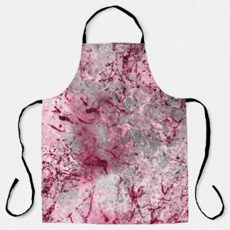 Tablier fond rose, déco, motif, abstrait, âgé,