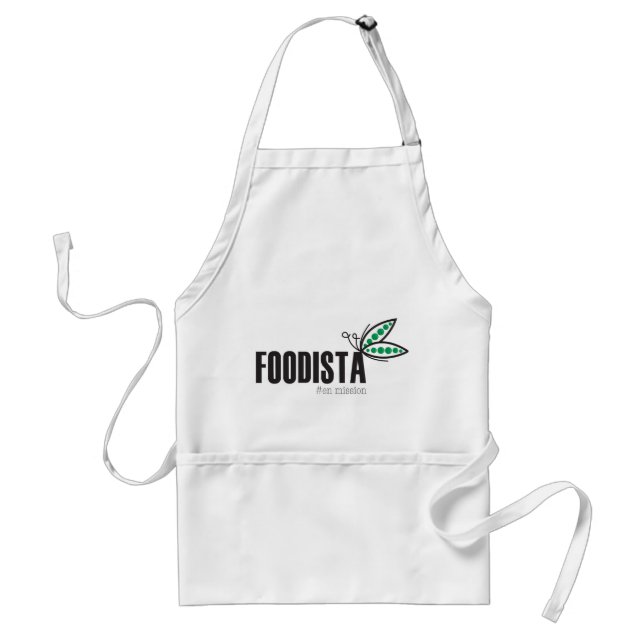 Tablier "Foodista en-Auftrag " Schürze (Vorne)