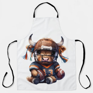 Tablier Football Et Vaches Highland
