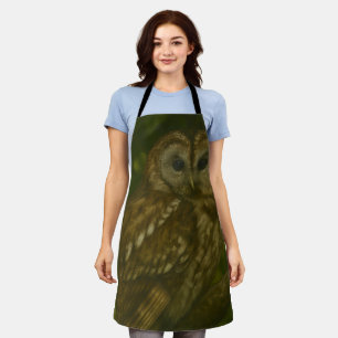 Tablier Forest Sentinel - Tawny Owl Wildlife Art