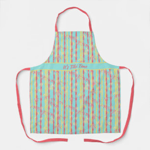 Tablier Forêt de Bambou milieu du siècle moderne Aqua