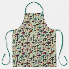 Tablier Forêt de champignons