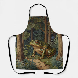 Tablier Forêt vintage de grenouilles à saumons