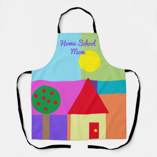 Tablier Formes colorées Accueil École Mère Apron