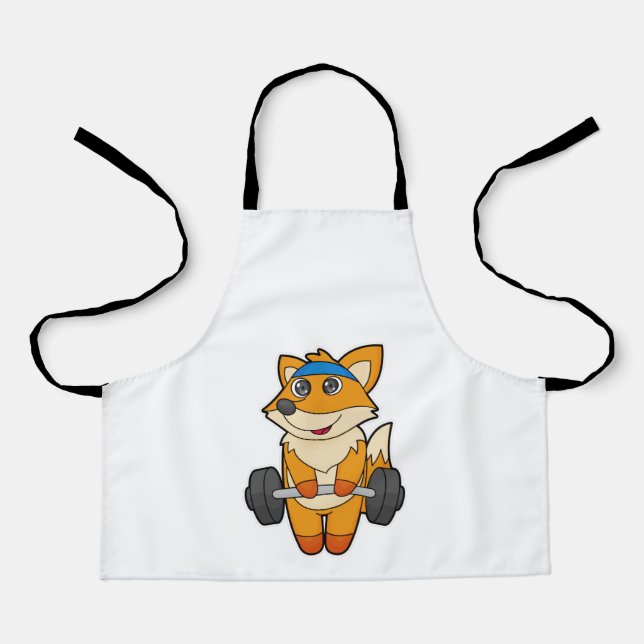 Tablier Fox à Fitness avec Barbell (Recto)