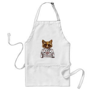 Tablier Fox habillé rusé