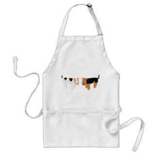 Tablier Fox Terrier et gallois Terrier de fil
