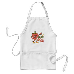 Tablier Fraise Sarcastique Désolé Pas Désolé