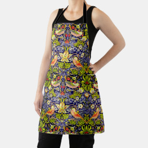 Tablier Fraise Thief Oiseaux William Morris
