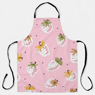Tablier Fraises mûres Papier peint Vintage Fruit
