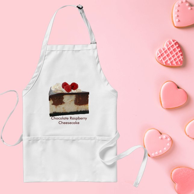 Tablier Framboise au chocolat (Chocolate Raspberry Cheesecake Adult Apron)