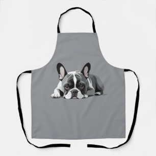 Tablier French Bulldog Adorable mignon animal dormant Déte