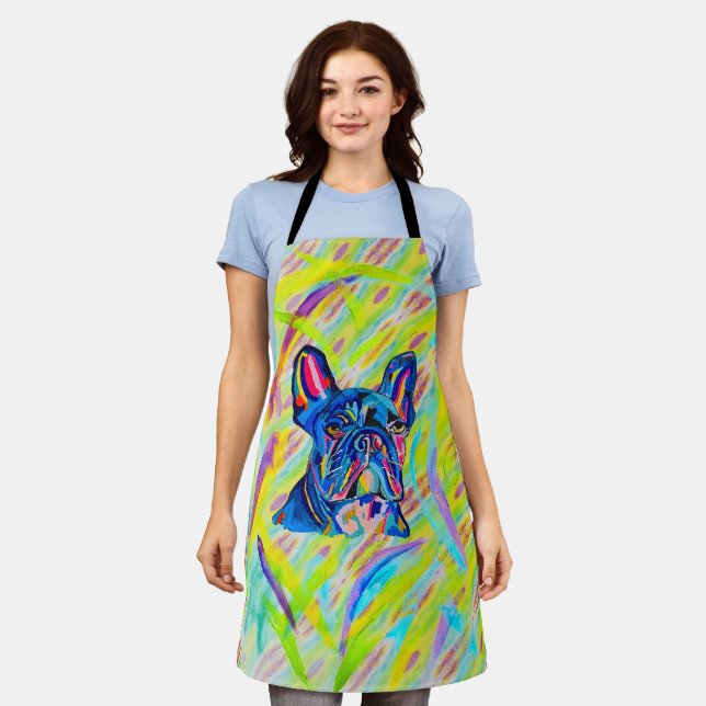 Tablier French Bulldog Love Apron (Porté)