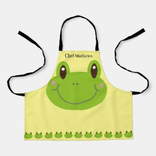 Tablier Frog Colorful Whimsical School