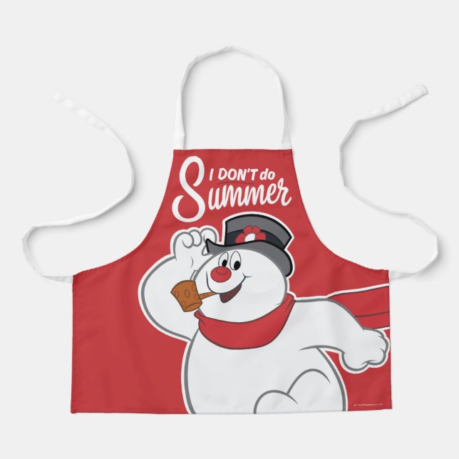 Tablier Frosty the Snowman™ | Je ne fais pas l'été (Recto)