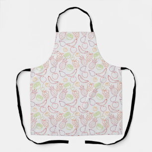 Tablier Fruit motif transparent   motif de surface de frui