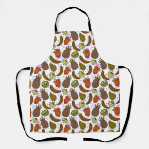 Tablier Fruit motif transparent   motif de surface de frui