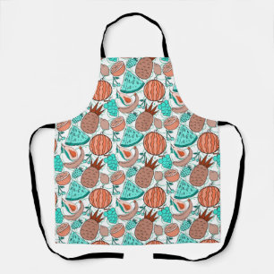 Tablier Fruit motif transparent   motif de surface de frui