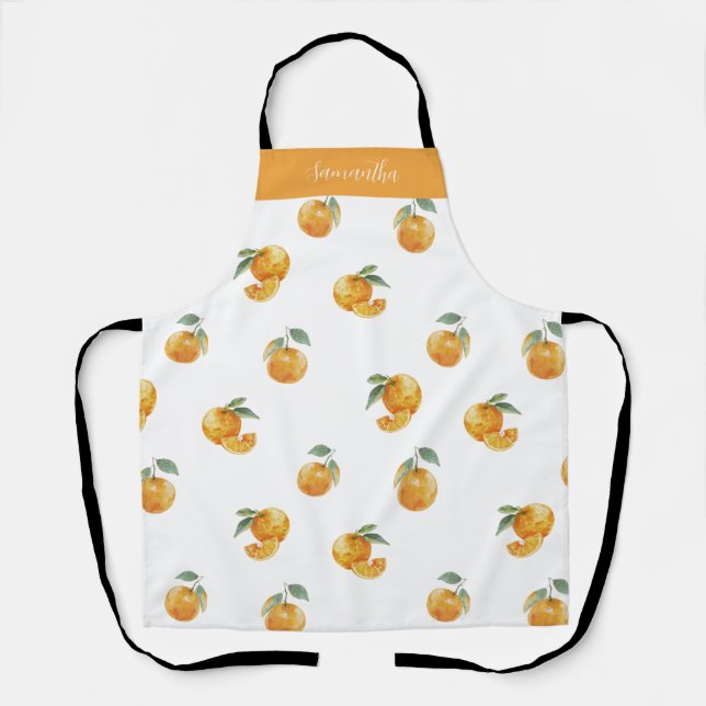 Tablier Fruits d'orange (Recto)