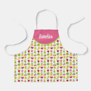 Tablier Fruits tropicaux tellement mignon Ajouter votre no
