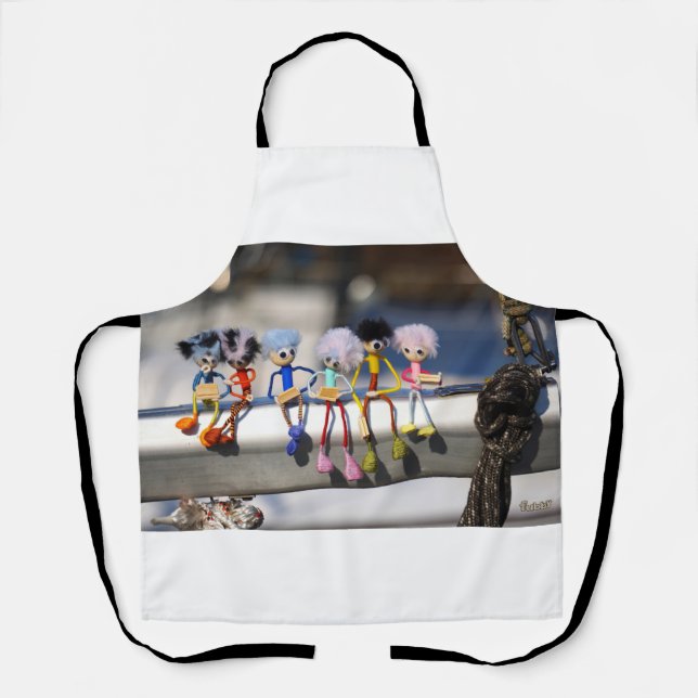 Tablier Fubby sur la flèche dans l'affiche de Manhatten. (Recto)