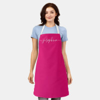 Fuchsia Pink Chic Elegant Nom du script
