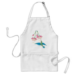 Tablier FUCHSIAS et COLIBRI par SHARON SHARPE