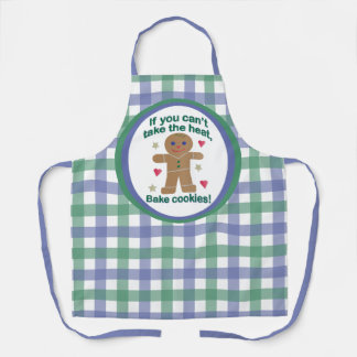 Tablier Fun "If You Can't Take the Heat" Gingerbread Man