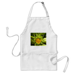 Tablier Fun jaune floral tournesol