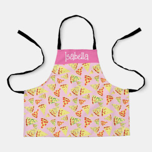 Tablier Fun Personnalisé Pizza Slices Motif aléatoire