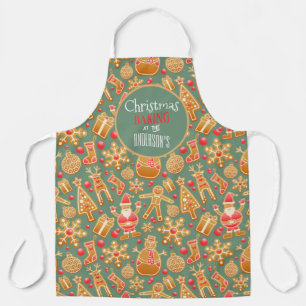 Tablier Fun Seasonal' Christmas Baking at' Nom
