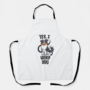 Tablier Funky Australian Shepherd Maman Cadeaux Aussie Oui