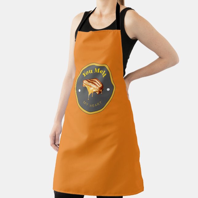 Tablier FUNNY ! Apron - Vous Fondez Mon Coeur - Fromage Gr (Insitu)