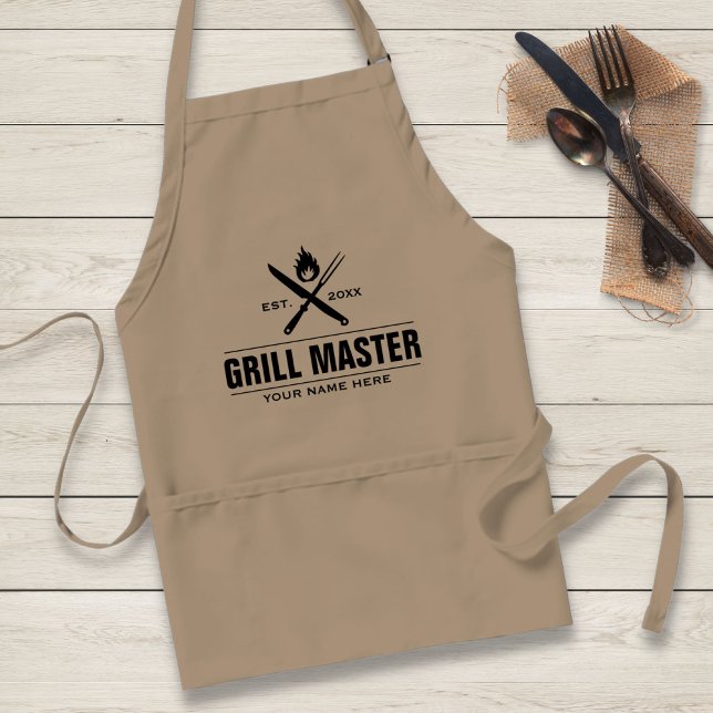Tablier Funny BBBQ Grill Master Barbecue personnalisé King (Créateur téléchargé)