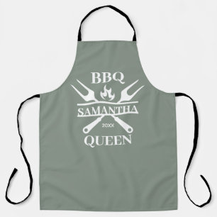Tablier Funny BBBQ personnalisé Barbecue Queen Apron