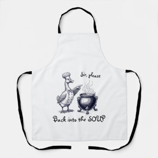 Tablier Funny Cooking for Chef All-Over Print Apron
