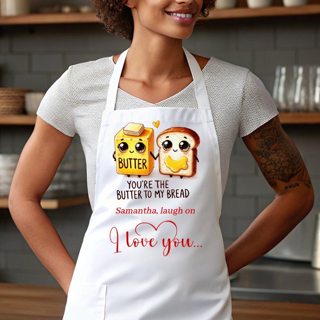 Tablier Funny Foods Personalized Best Valentine Gift Apron (Funny Foods Personalized Best Valentine Gift Apron)