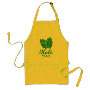 Tablier Funny Kale Ouais végétarien