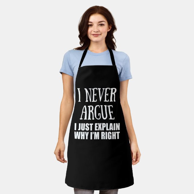 Tablier Funny sarcastique cite humour adulte sarcasme (Porté)