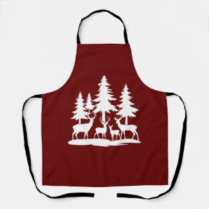 Tablier Funny Skinny Pine Tree Randonnée d'été Camping
